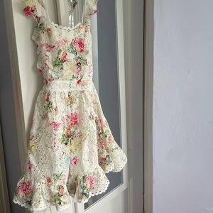 Hello Molly Size Medium “She’s A Blessing Dress” in White.